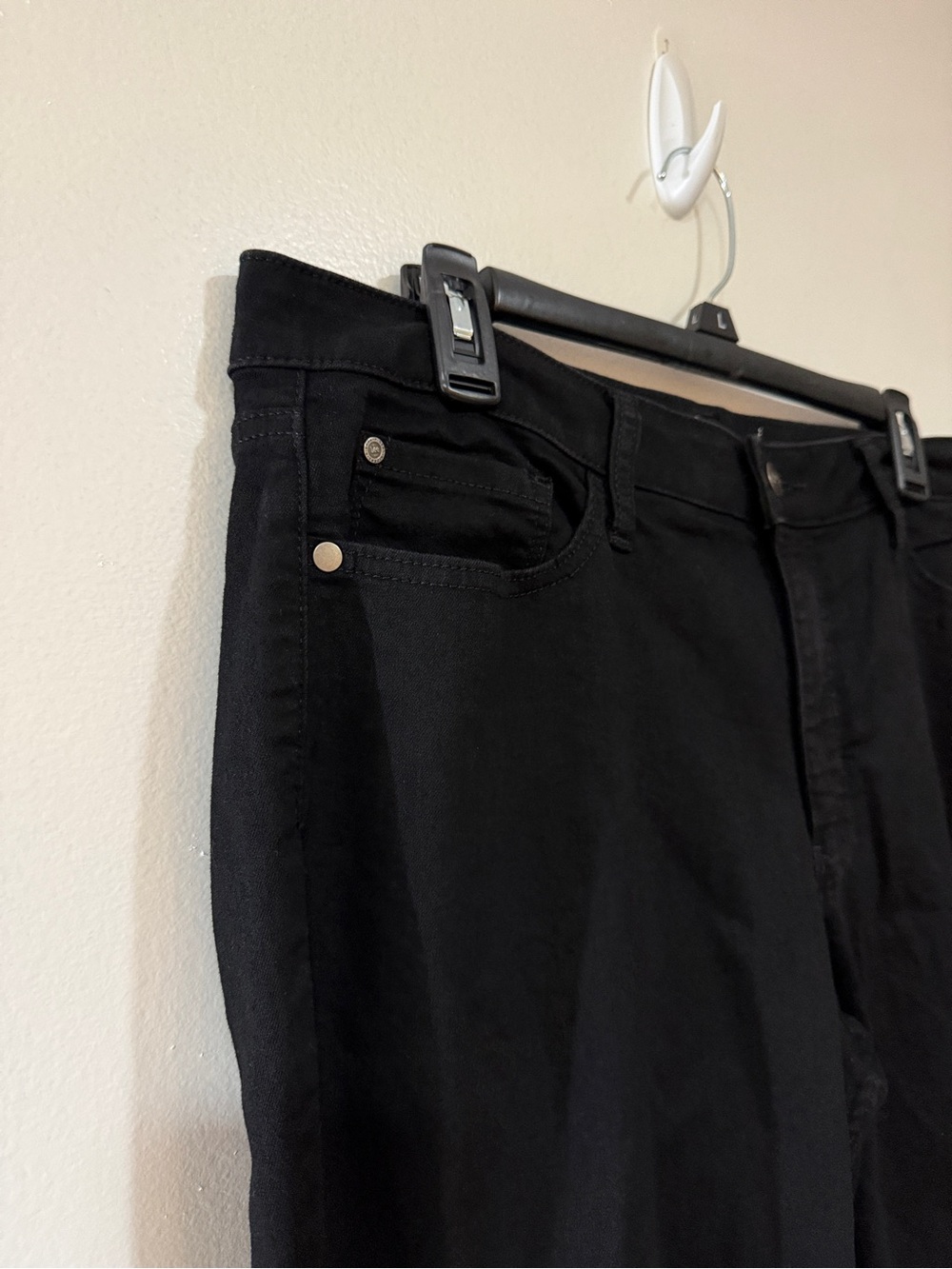 LEE RIDERS Women 18P Black Midrise Bootcut Jeans Comfort Stretch Pants Capsule - Picture 11 of 12